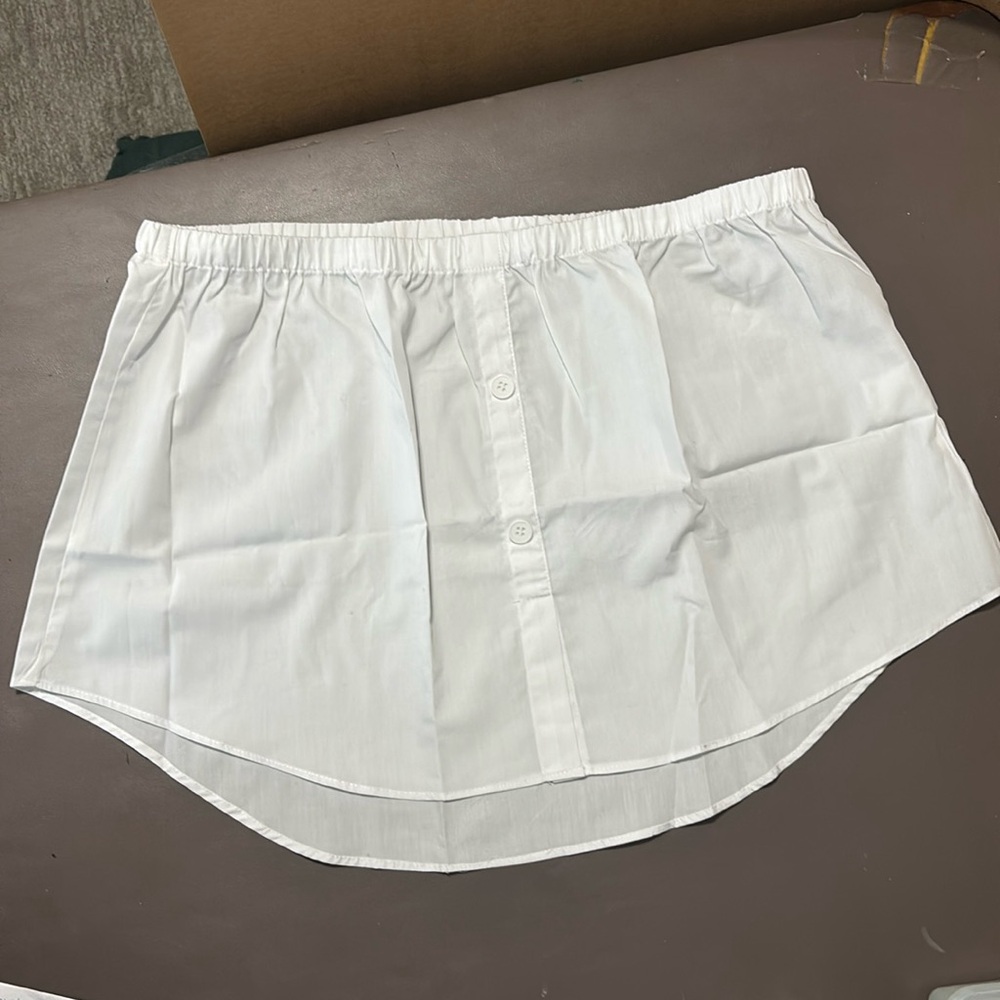 Women’s white Shirt extender Kate Kasin size days XXL fits like XL See Photos